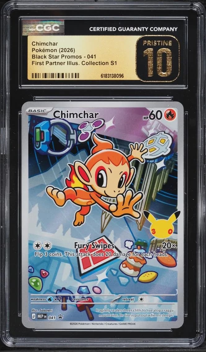 Chimchar, Black Star Promos - Mega Evolution MEP EN, CGC 10