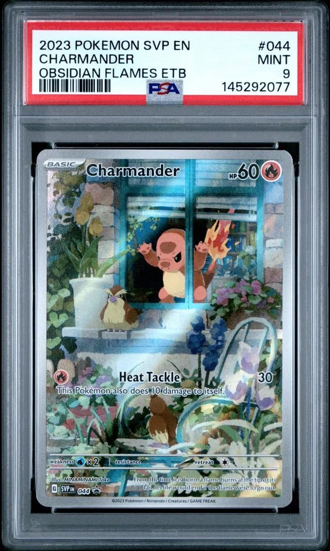 Charmander, SV Black Star Promo, PSA 9