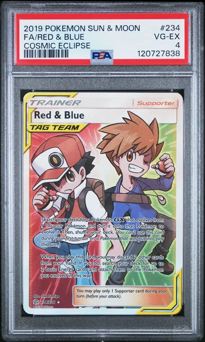 Red & Blue, Sun & Moon Cosmic Eclipse, PSA 4