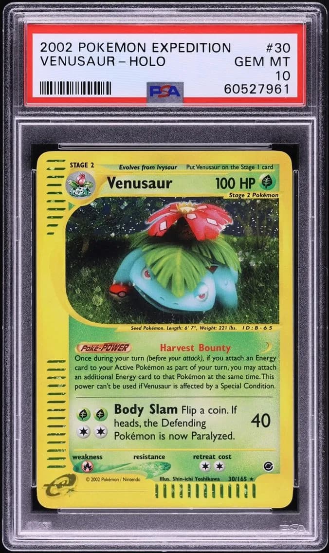 Venusaur, Expedition, PSA 10