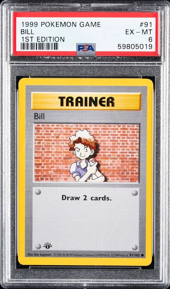 Bill 1st Edition, Game, PSA 6