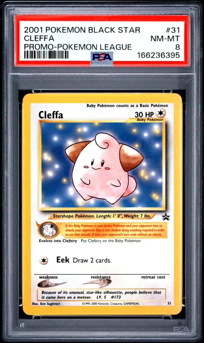 Cleffa, Promo Black Star, PSA 8