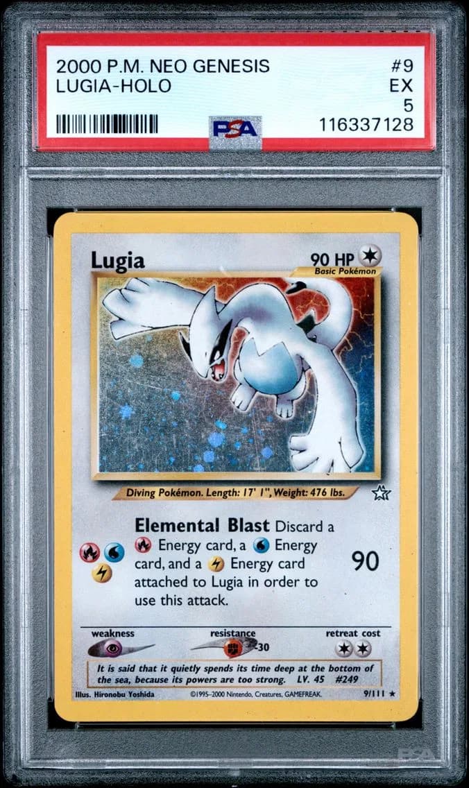 Lugia-Holo, Neo Genesis, PSA 5