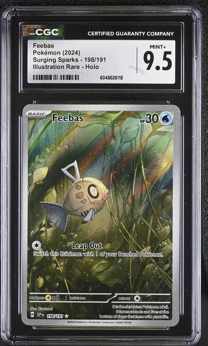 Feebas, Surging Sparks, CGC 9.5