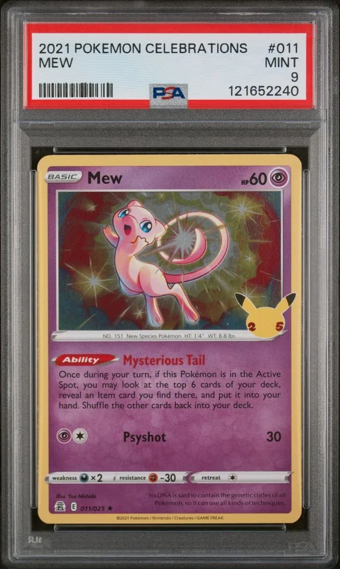 Mew, Celebrations, PSA 9