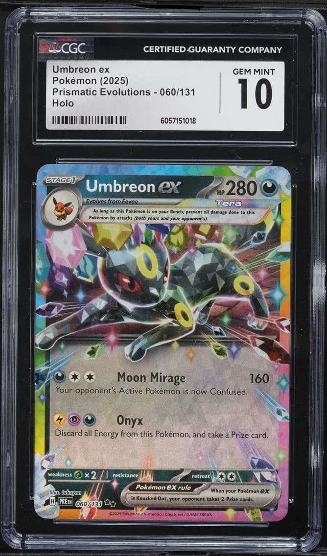 Umbreon EX, Prismatic Evolutions, CGC 10