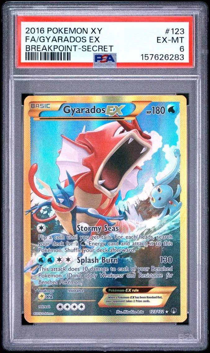 Gyarados EX, XY Breakpoint, PSA 6