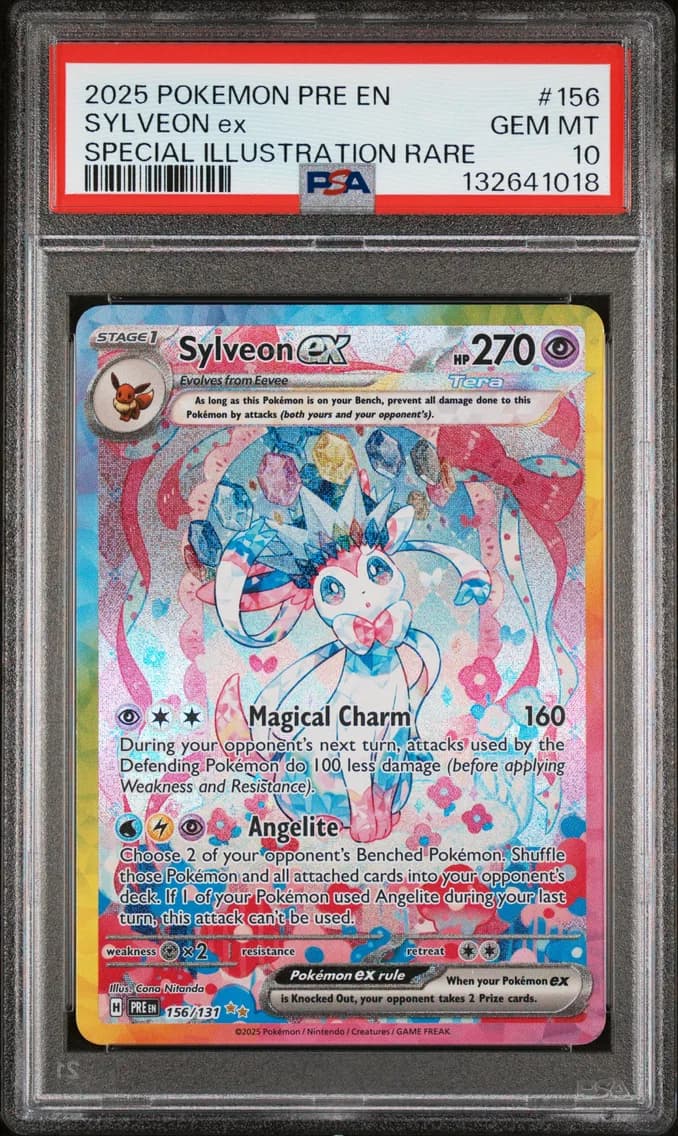 Sylveon EX, Prismatic Evolutions, PSA 10