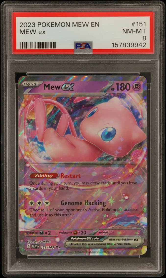 Mew EX, 151, PSA 5