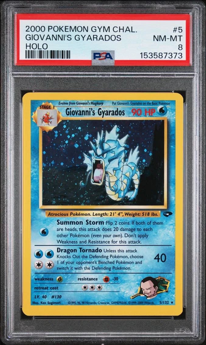 Giovanni's Gyarados, Gym Challenge, PSA 8