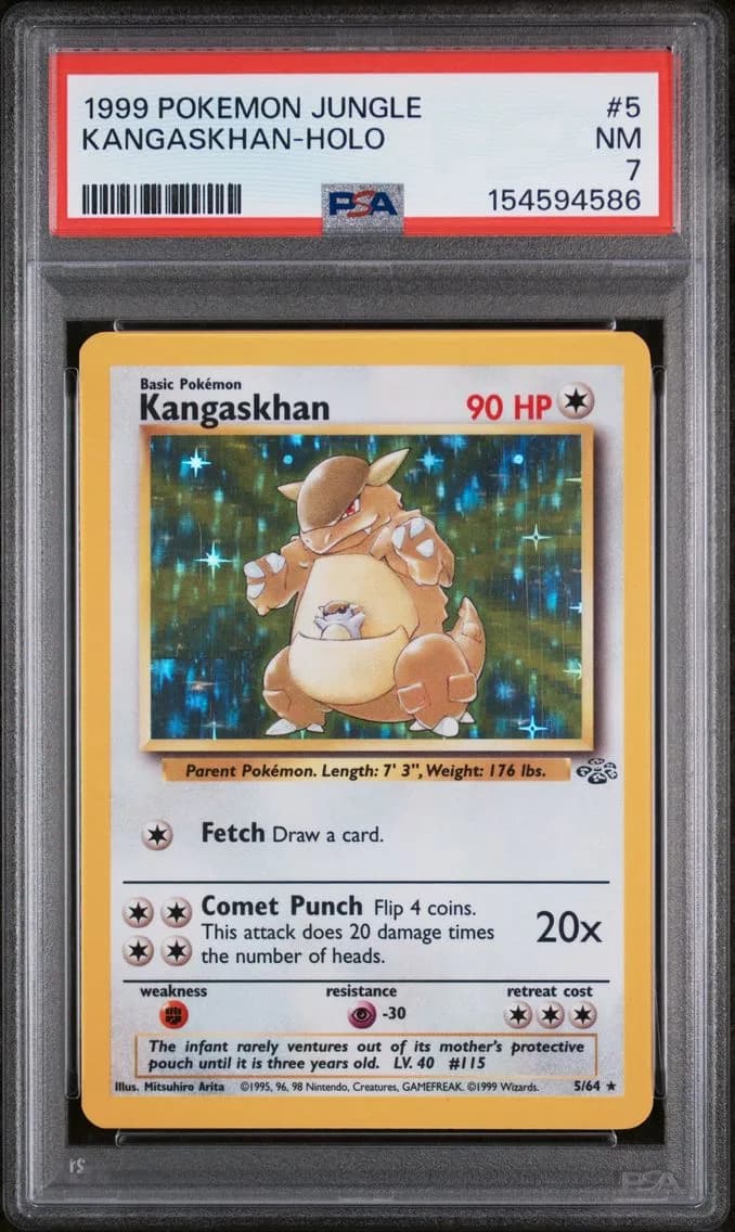 Kangaskhan-Holo, Jungle, PSA 7