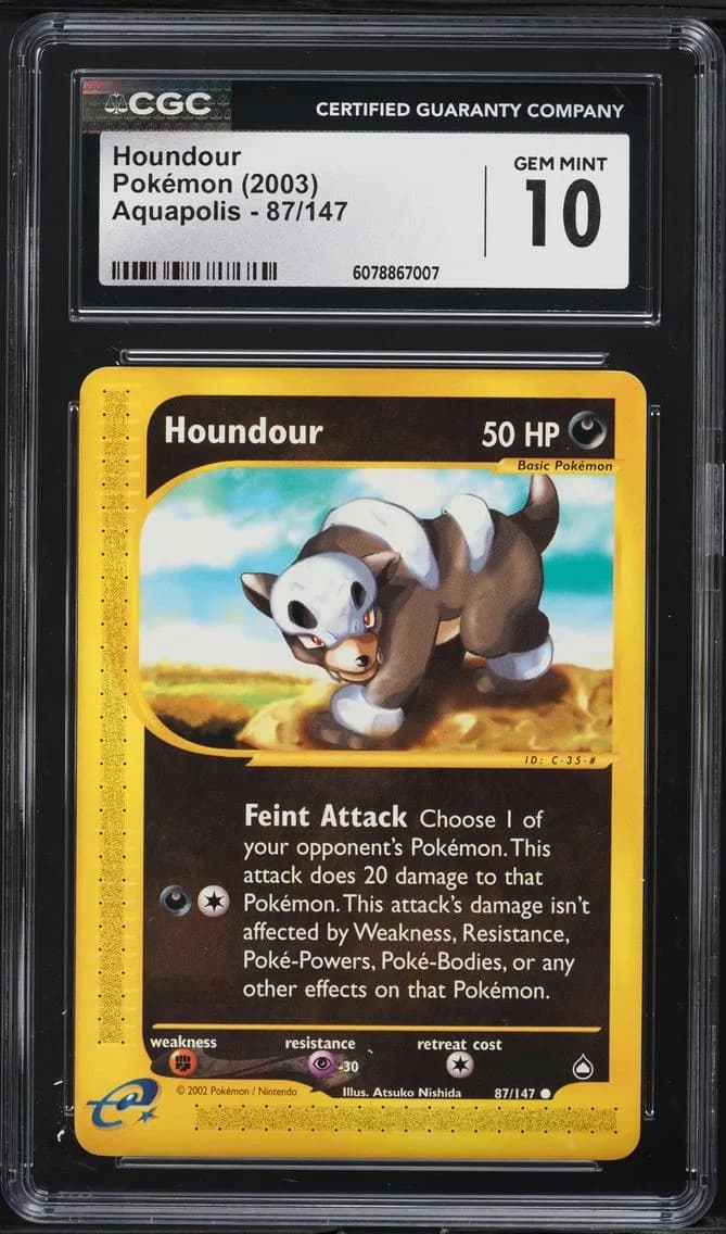 Houndour, Aquapolis, CGC 10