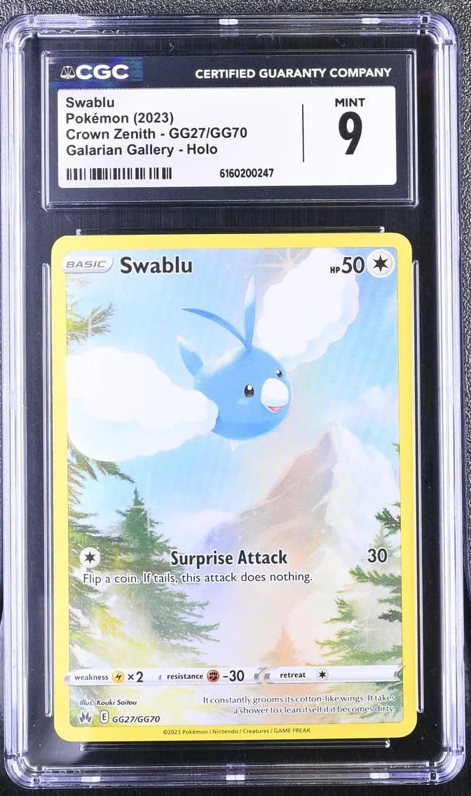 Swablu, Crown Zenith, CGC 9