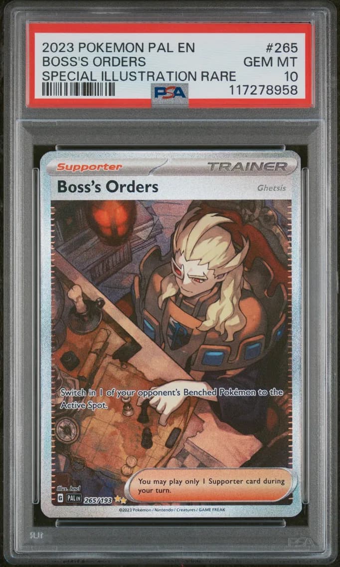 Boss's Orders, Paldea Evolved, PSA 10