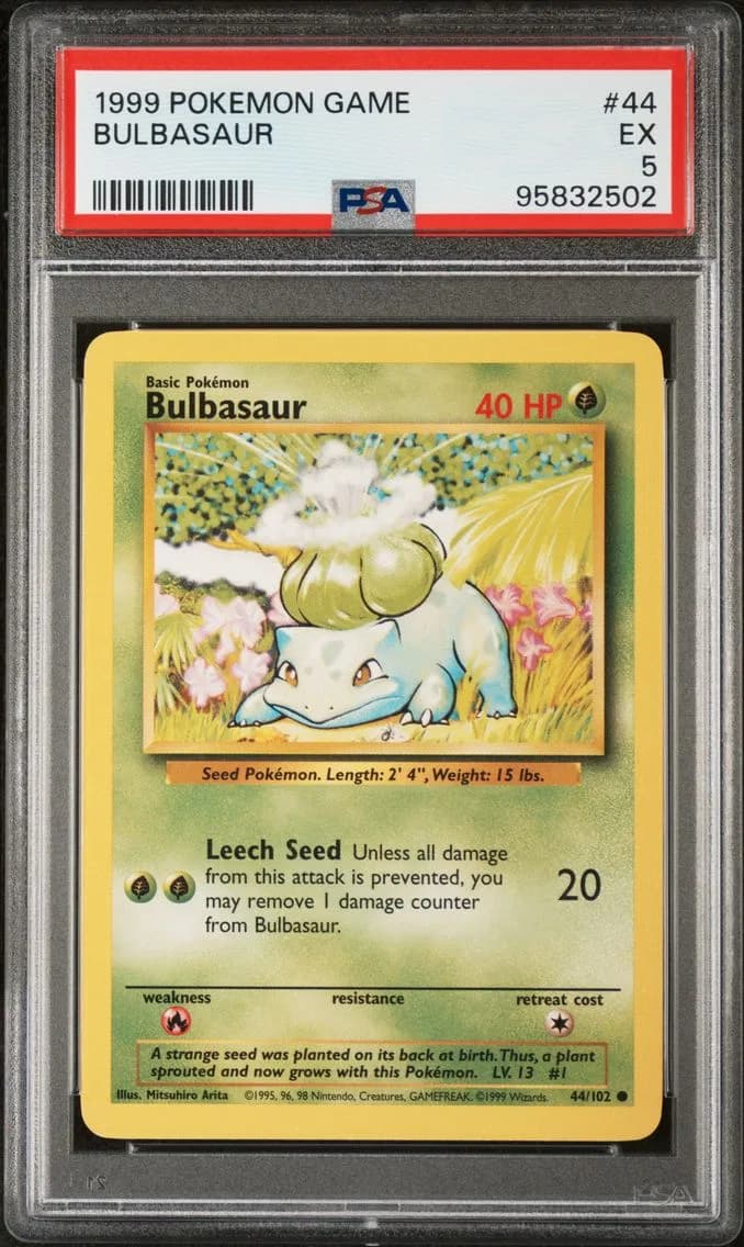 Bulbasaur, Game, PSA 5