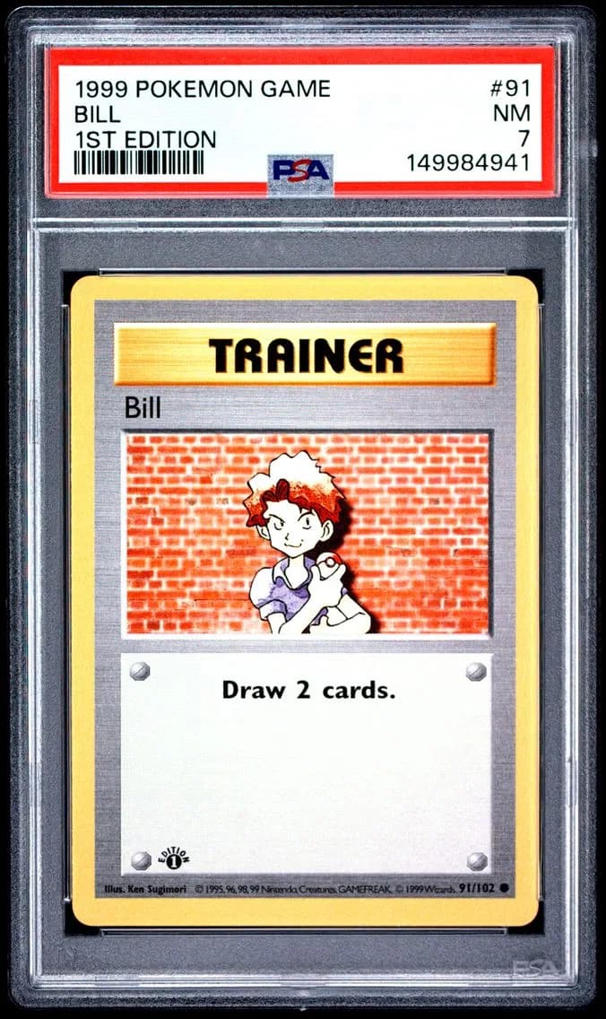 Bill 1st Edition, Game, PSA 7