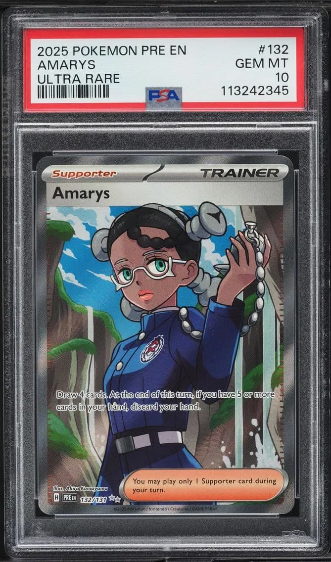 Amarys, Prismatic Evolutions, PSA 10