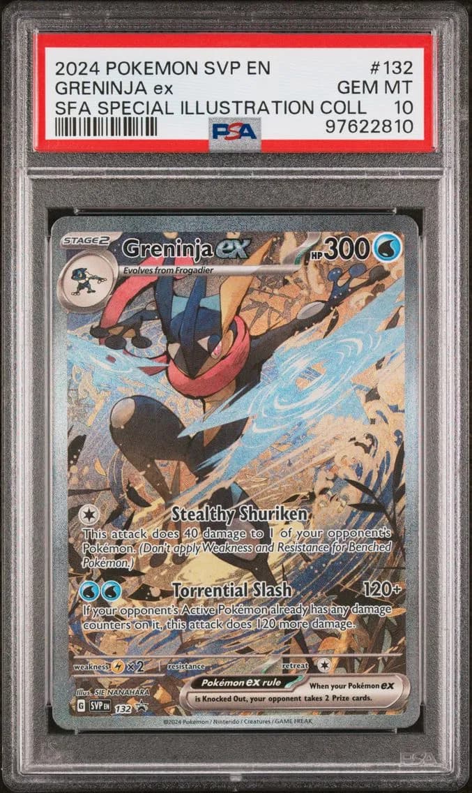 Greninja EX, SV Black Star Promo, PSA 10