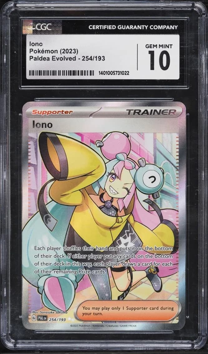 Iono, Paldea Evolved, CGC 10