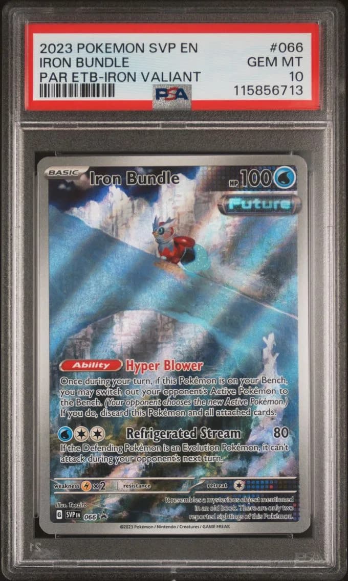 Iron Bundle, SV Black Star Promo, PSA 10
