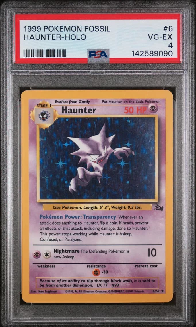 Haunter-Holo, Fossil, PSA 4