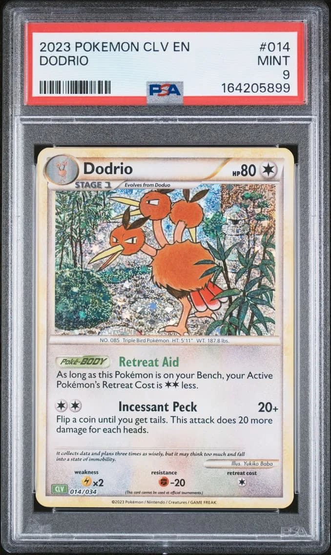 Dodrio, CLV-Trading Card Game Classic Venusaur & Lugia EX Deck, PSA 9