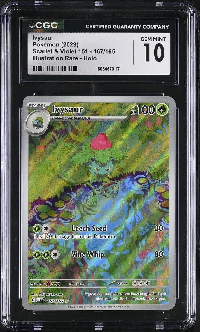 Ivysaur, Scarlet & Violet 151, CGC 10