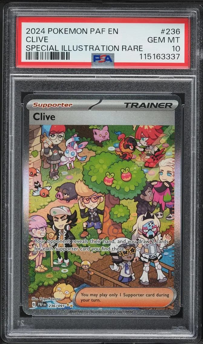 Clive, Paldean Fates, PSA 10