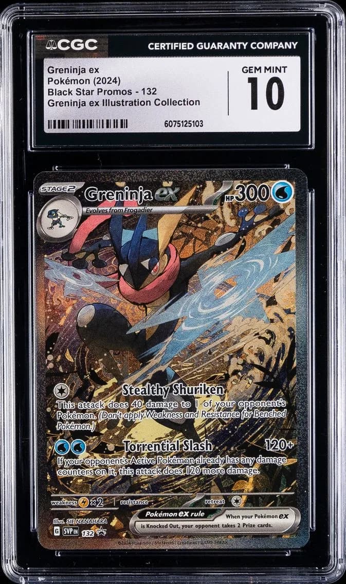 Greninja EX, Black Star Promos - Scarlet & Violet SVP EN, CGC 10