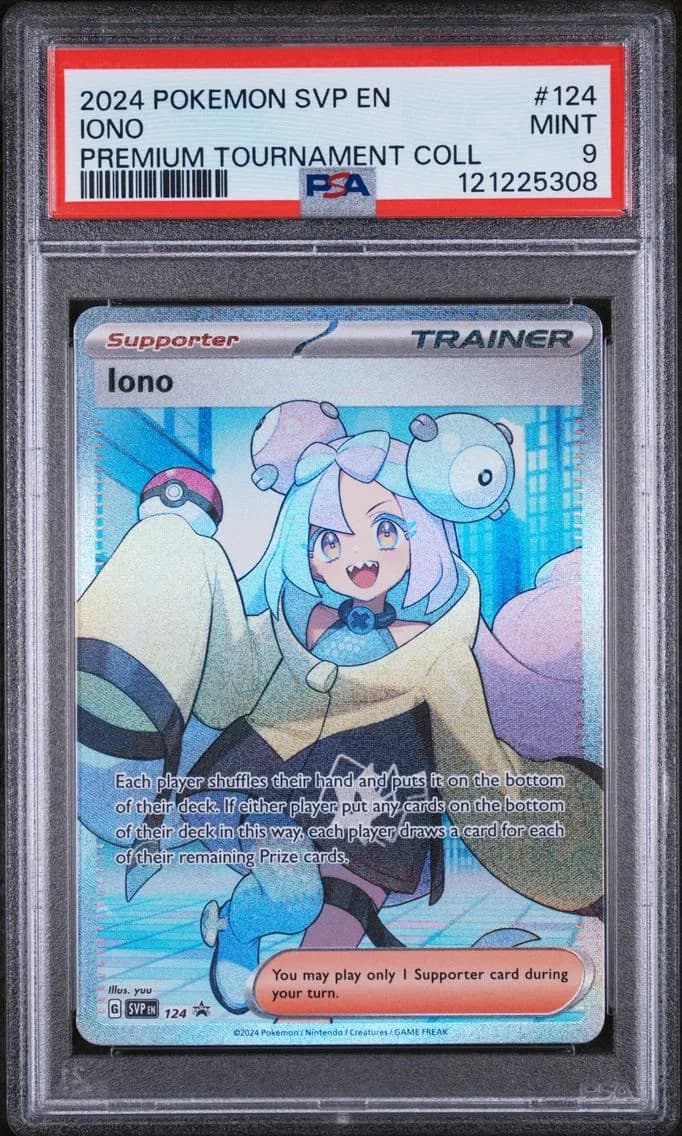 Iono, SV Black Star Promo, PSA 9