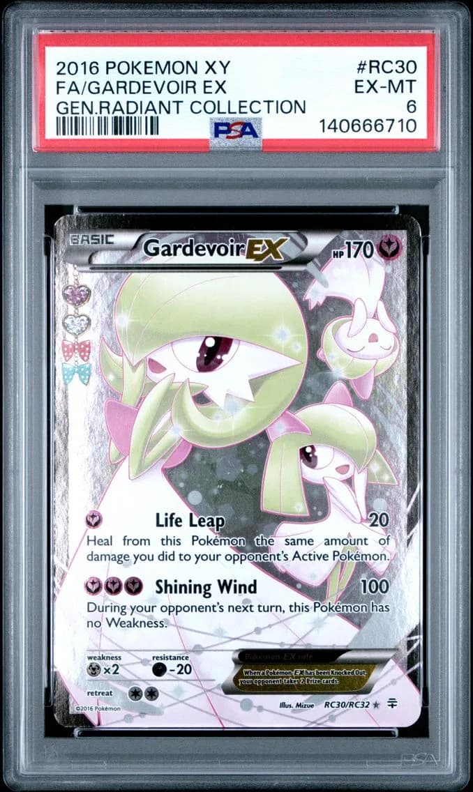 Gardevoir EX, XY Generations Radiant Collection, PSA 6