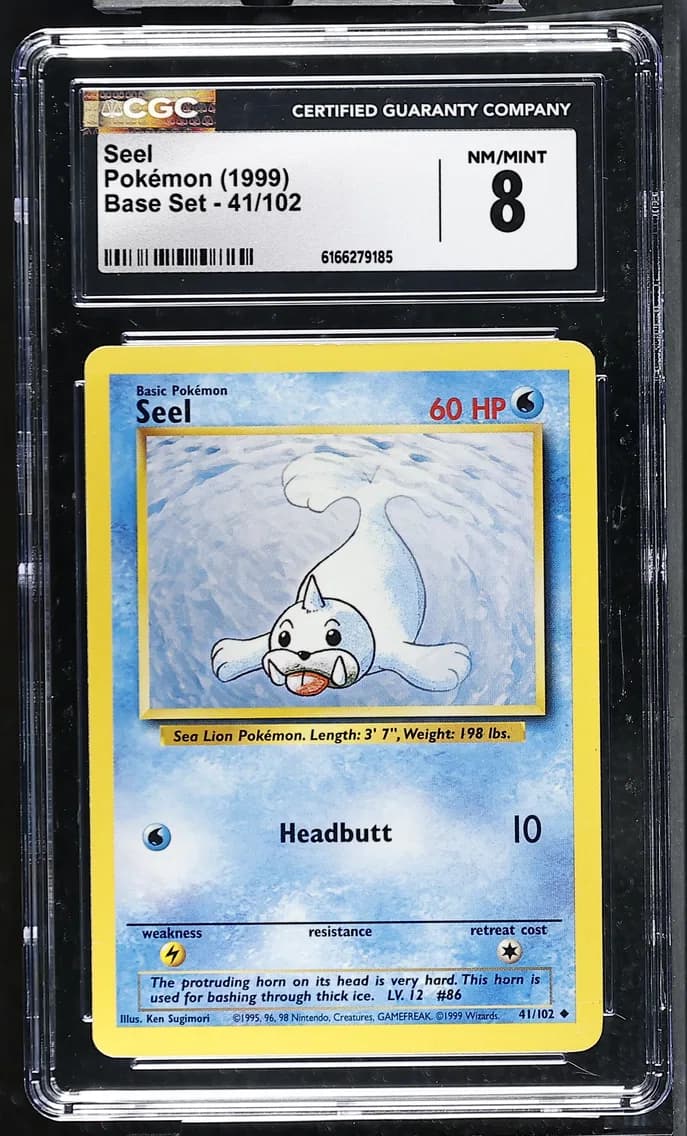 Seel, Base Set - Unlimited, CGC 8