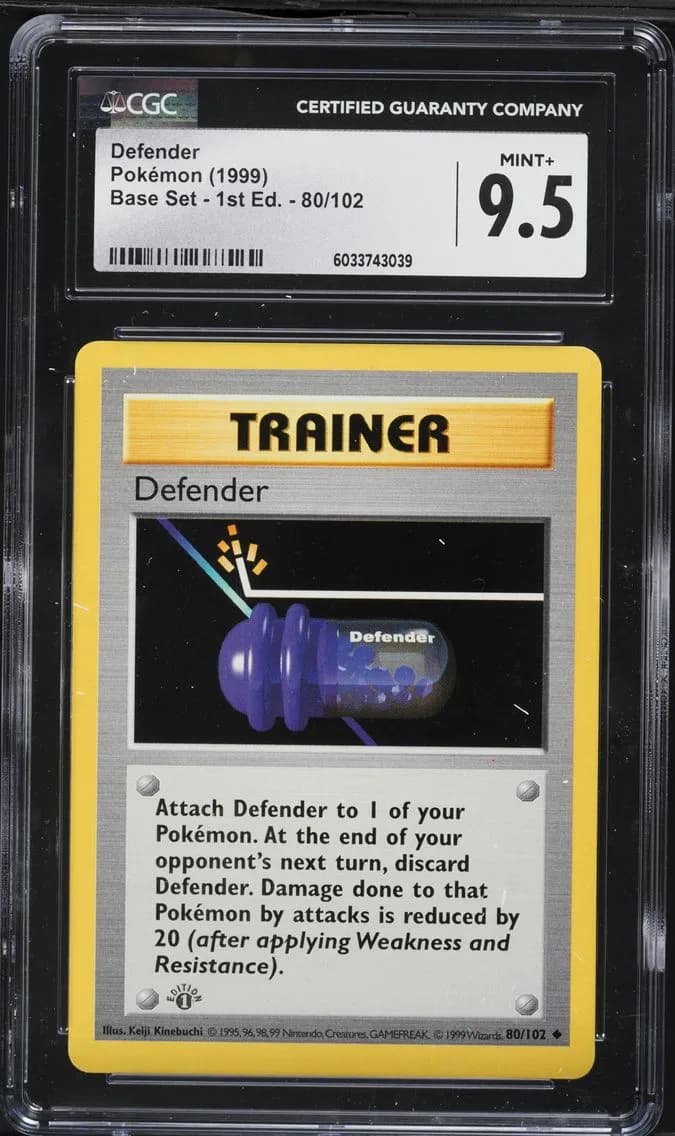 Defender 1st Edition, Base Set - 1st Edition, CGC 9.5