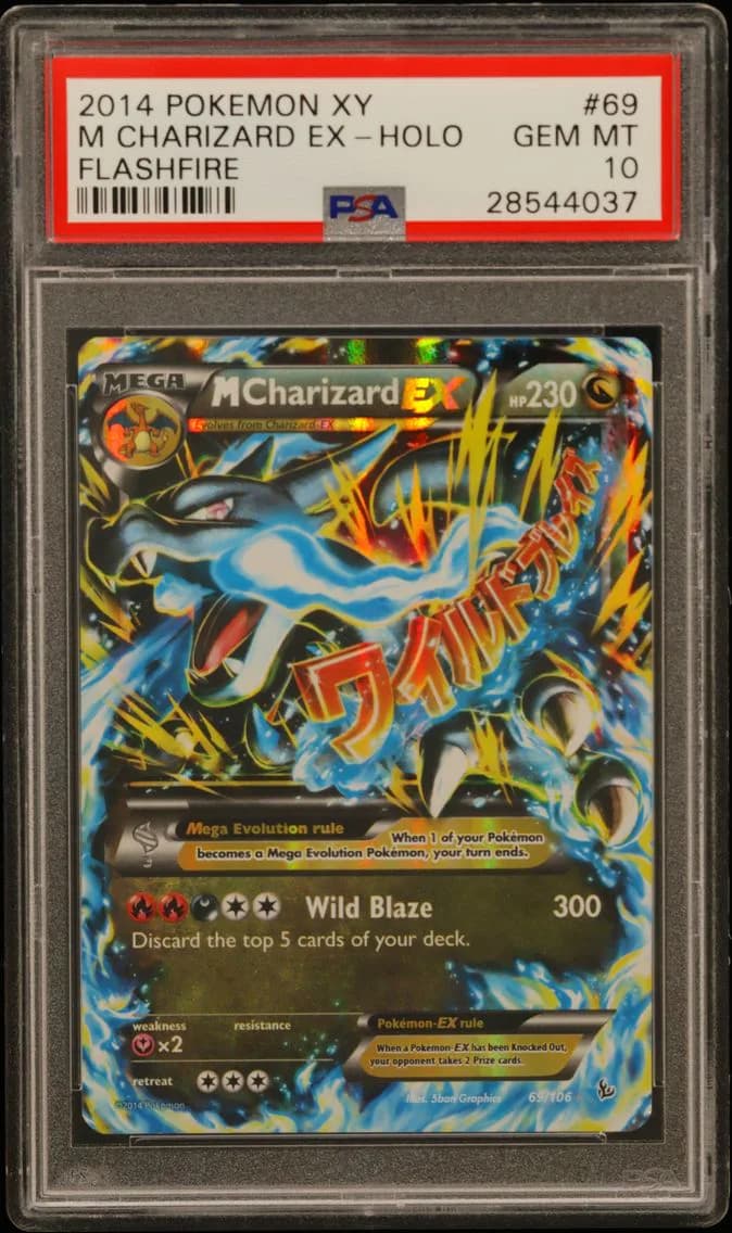 M Charizard EX, XY Flashfire, PSA 10