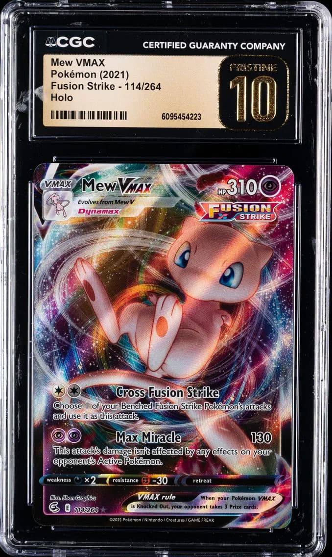 Mew VMAX, Fusion Strike, CGC 10