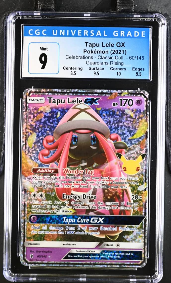 Tapu Lele GX, Celebrations - Classic Collection, CGC 9