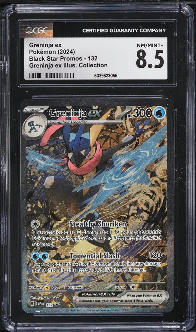 Greninja EX, Black Star Promos - Scarlet & Violet SVP EN, CGC 8.5