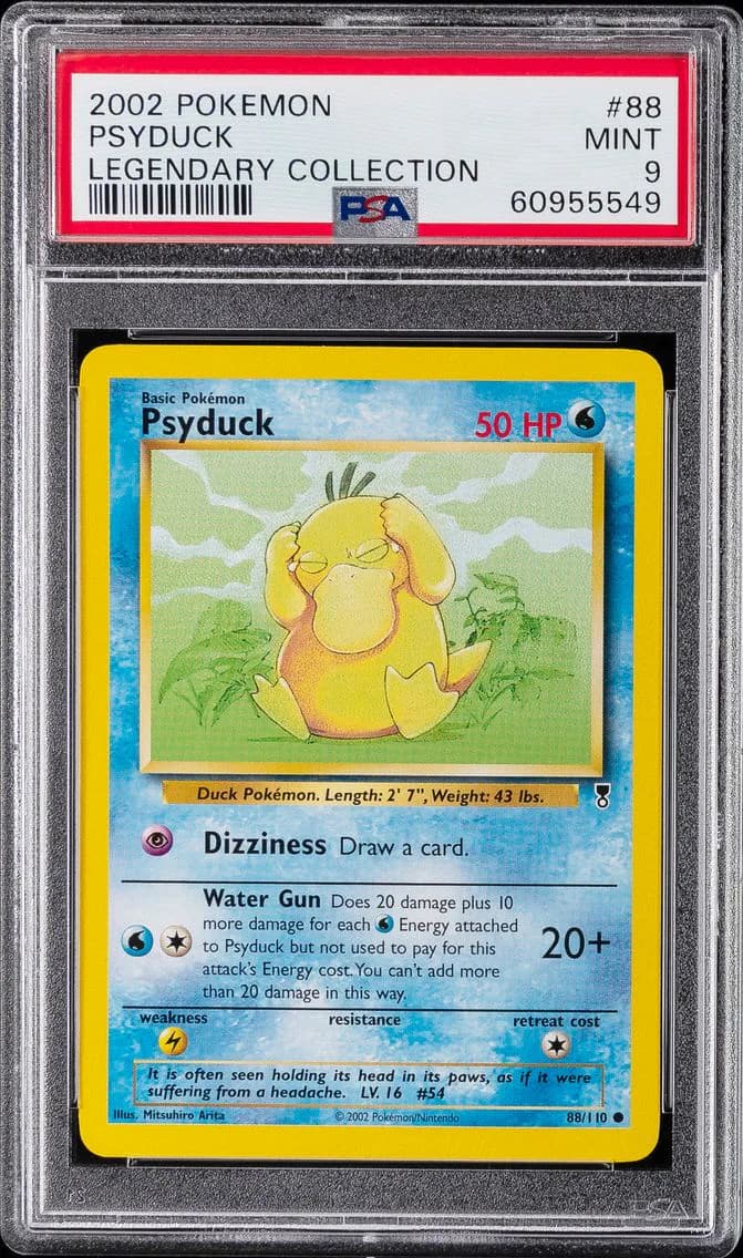 Psyduck, Legendary Collection, PSA 9