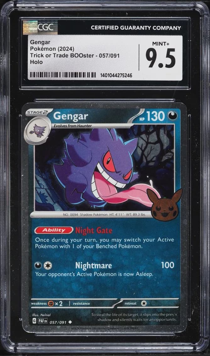 Gengar, Trick or Trade BOOster (2024), CGC 9.5