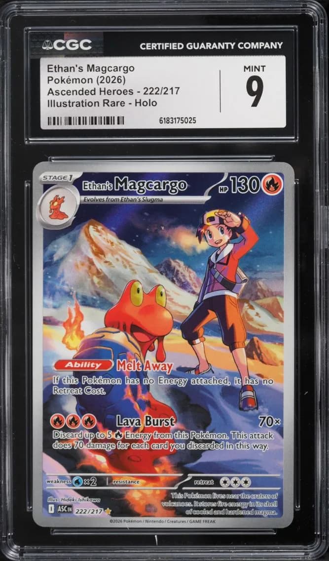 Ethan's Magcargo, Ascended Heroes, CGC 9