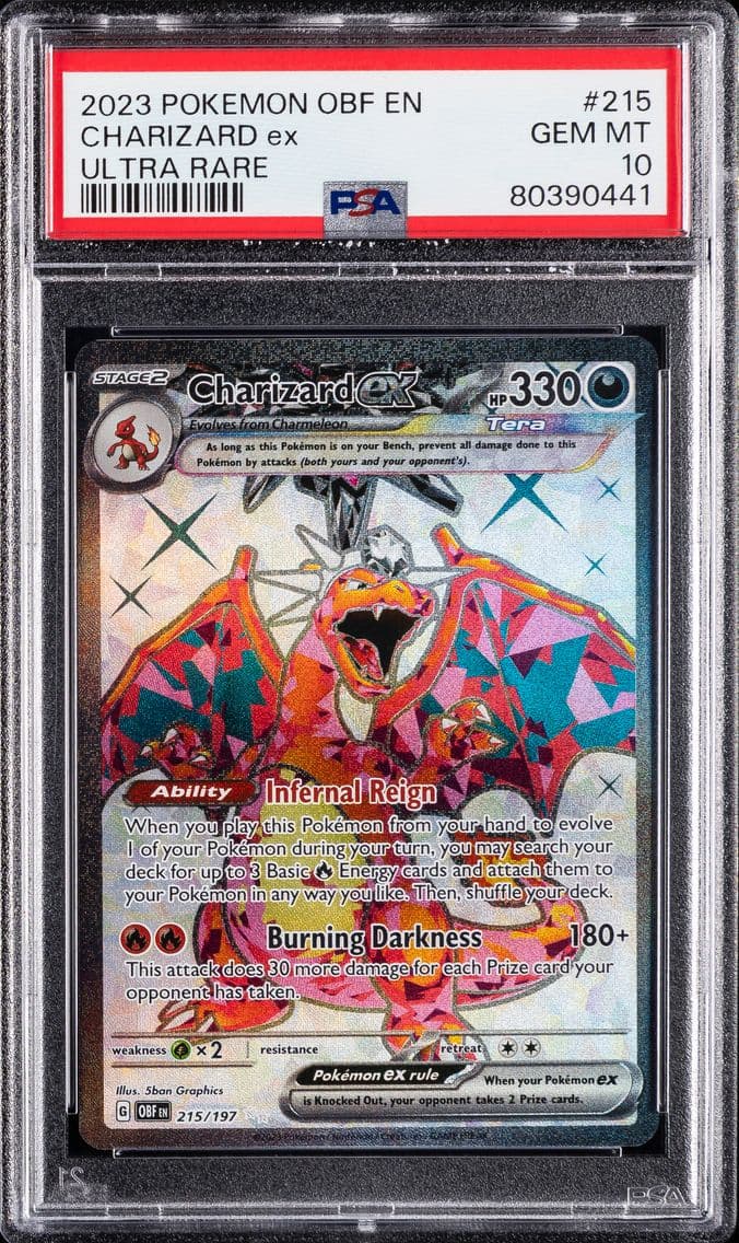Charizard EX, Obsidian Flames, PSA 10
