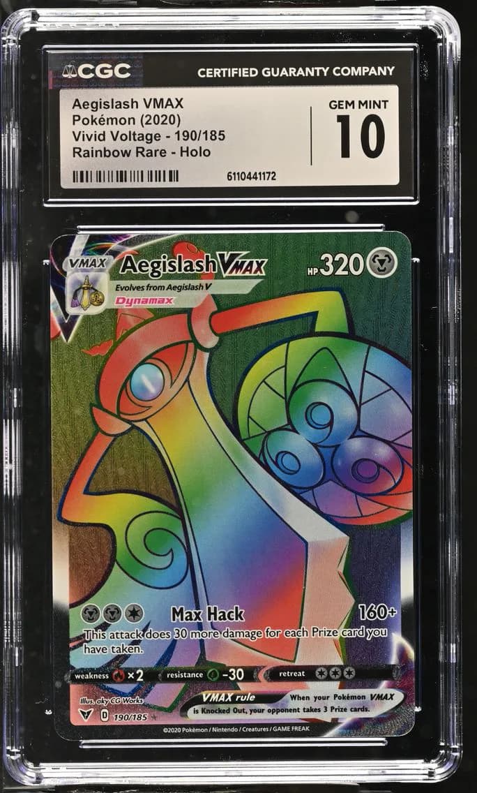 Aegislash VMAX, Vivid Voltage, CGC 10