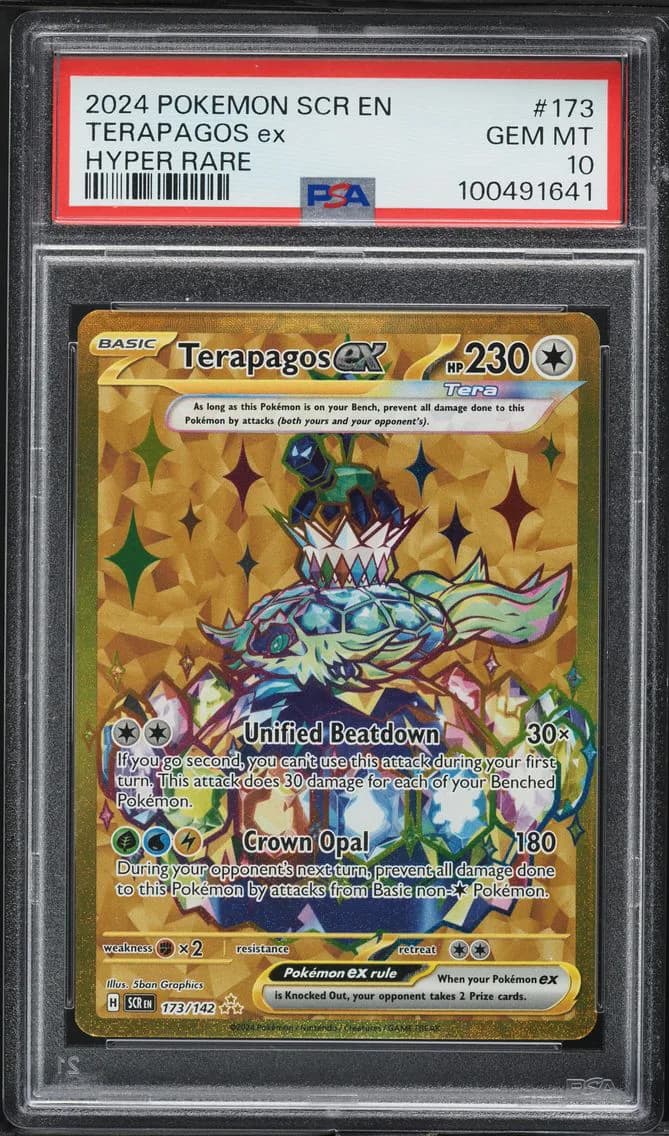 Terapagos EX, Stellar Crown, PSA 10