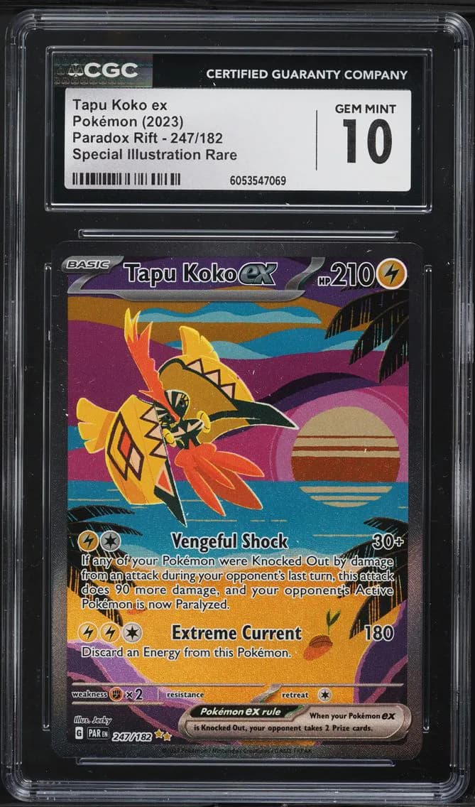 Tapu Koko EX, Paradox Rift, CGC 10