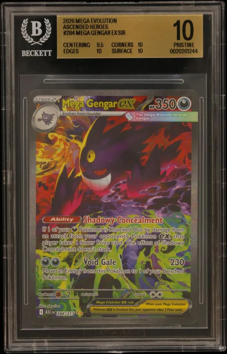 Mega Gengar ex SIR, TCG Mega Evolution Ascended Heroes, BGS 