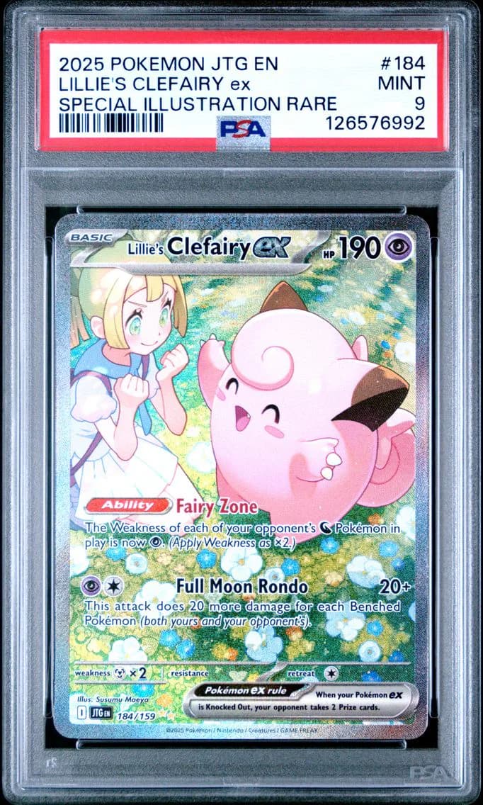 Lillie's Clefairy EX, Journey Together, PSA 9