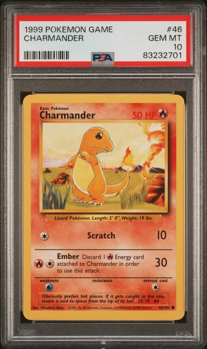 Charmander, Game, PSA 10