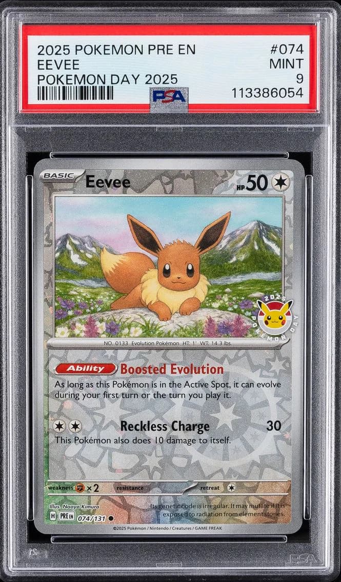 Eevee, Prismatic Evolutions, PSA 9