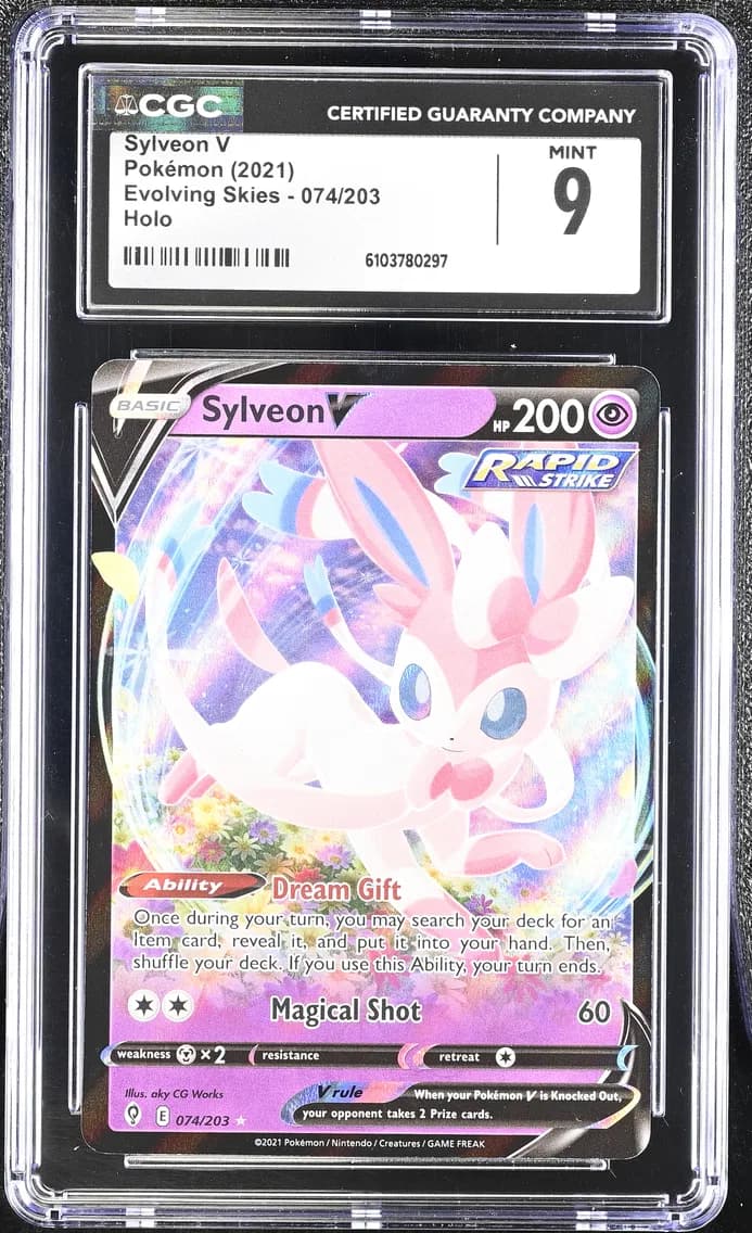 Sylveon V, Evolving Skies, CGC 9