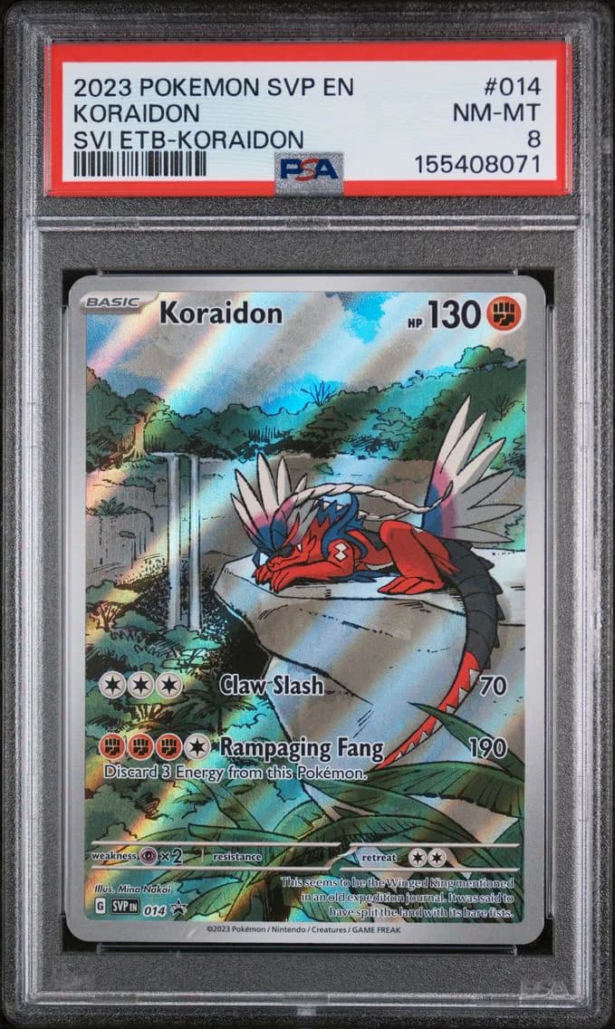 Koraidon, SV Black Star Promo, PSA 8